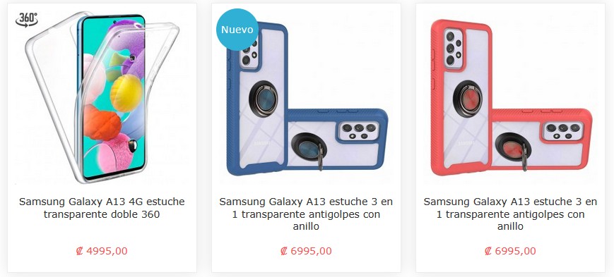 Ejemplo de listado de artículos