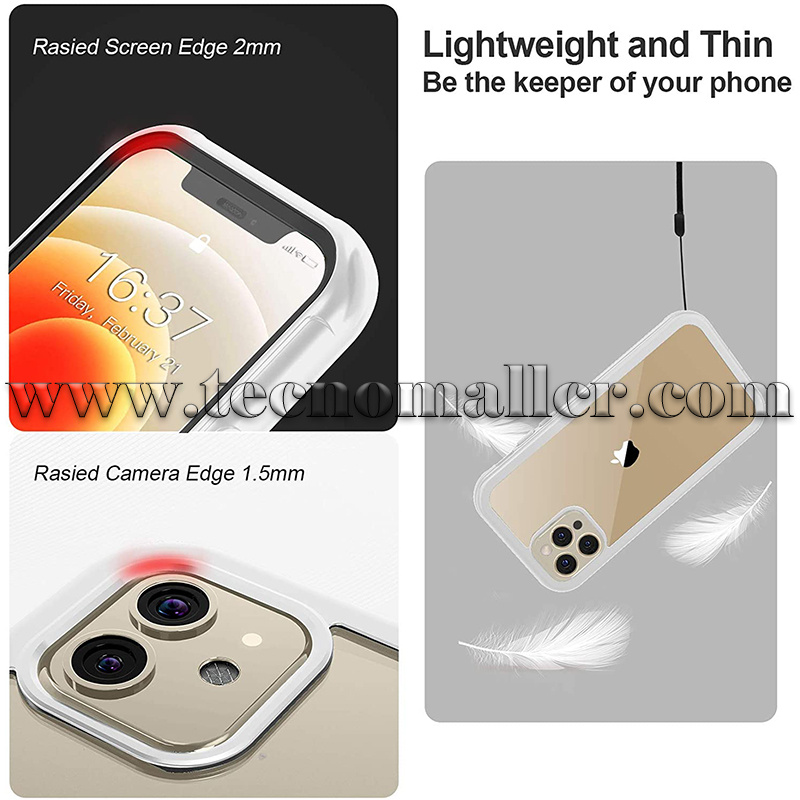 Funda Doble Cara 360º Transparente iPhone 12 / 12 Pro